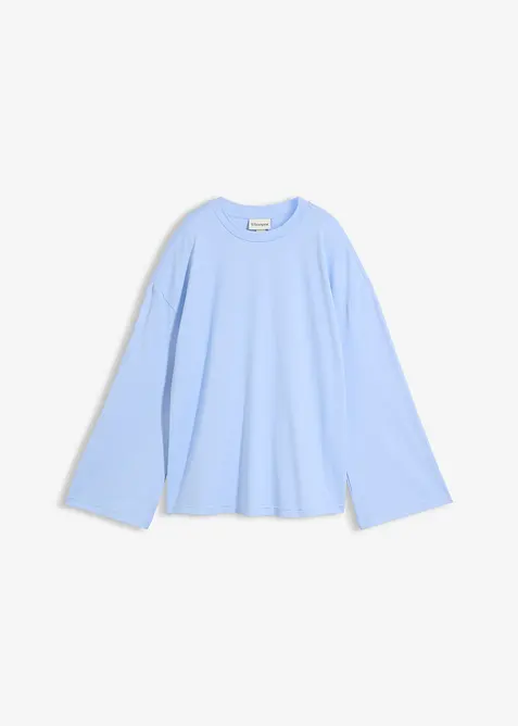 Lang topp i lett materiale, bonprix