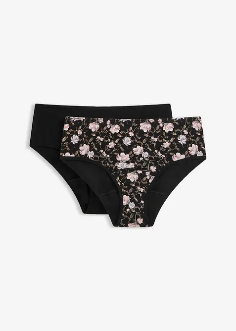 Menstruse med middels absorberingsevne med &oslash;kologisk bomull (2-pack), bonprix