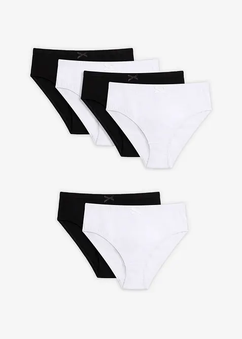High leg-truse med bomull (6-pack), bonprix