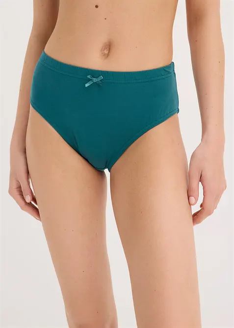 High leg-truse med bomull (6-pack), bonprix