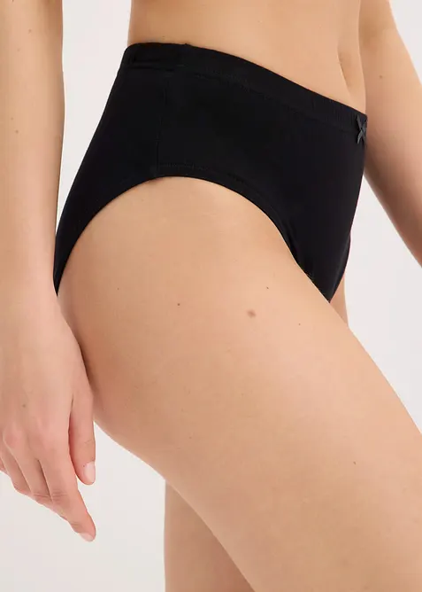 High leg-truse med bomull (6-pack), bonprix