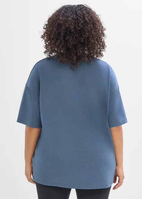 Oversized treningstopp med bomull, hurtigt&oslash;rkende, bonprix