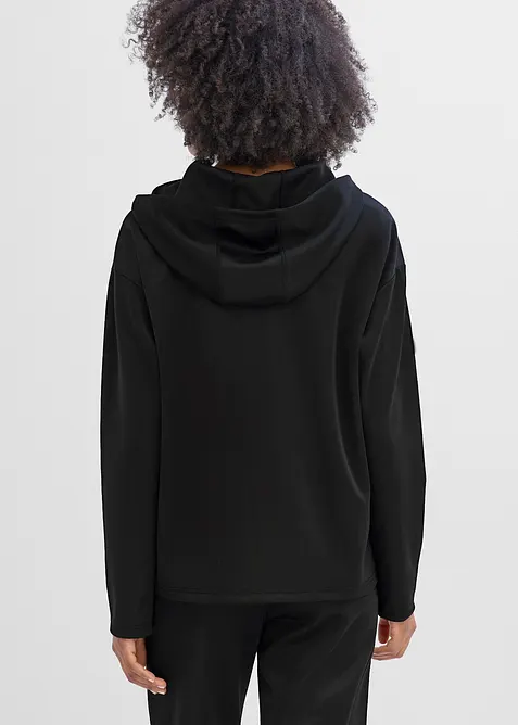 Oversized trenings-hoodie, hurtigt&oslash;rkende, bonprix