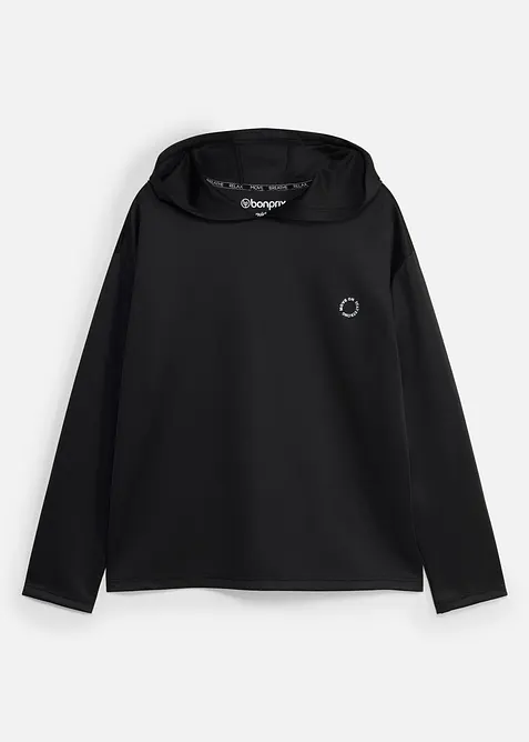 Oversized trenings-hoodie, hurtigt&oslash;rkende, bonprix