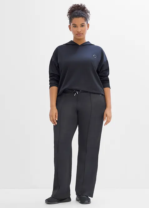 Oversized trenings-hoodie, hurtigt&oslash;rkende, bonprix
