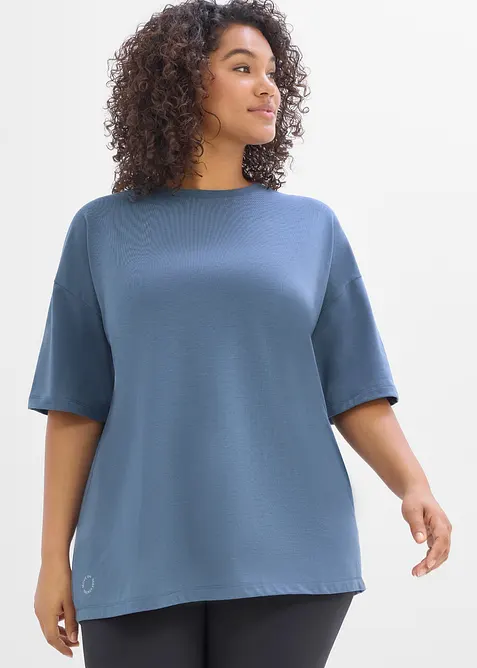 Oversized treningstopp med bomull, hurtigt&oslash;rkende, bonprix