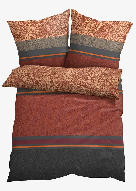 Flanellsengesett med ornamenter, bonprix