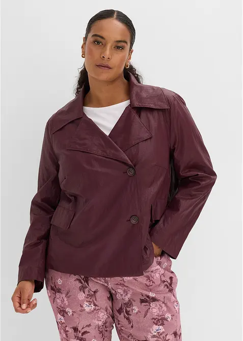 Crinkle jakke i imitert skinn, bonprix
