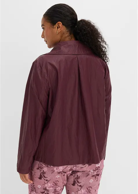 Crinkle jakke i imitert skinn, bonprix