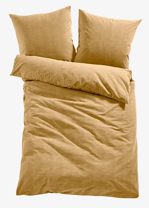 Flanellsengesett i linstil, bonprix