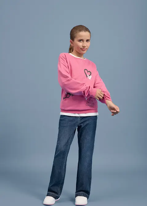 Flared-jeans Mid Waist, bonprix