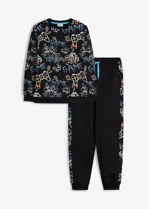 Joggedress i myk, &oslash;kologisk bomull, bonprix
