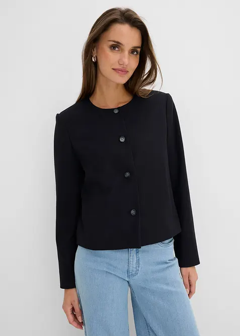 Kort blazer uten krage, bonprix