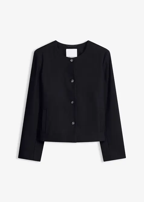 Kort blazer uten krage, bonprix