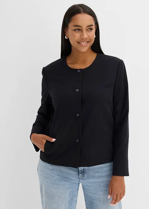 Kort blazer uten krage, bonprix