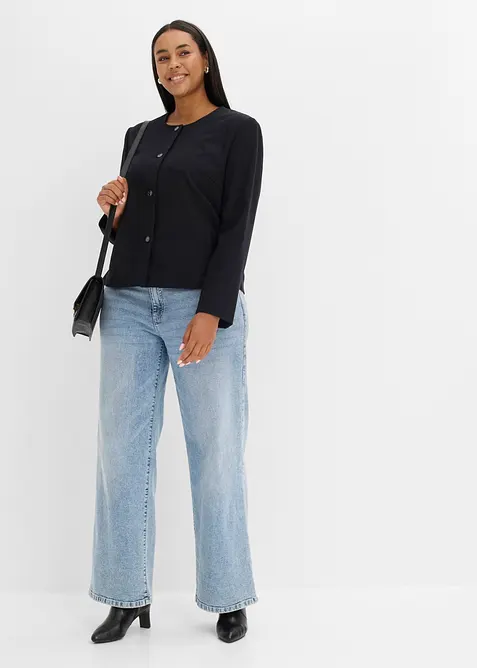 Kort blazer uten krage, bonprix