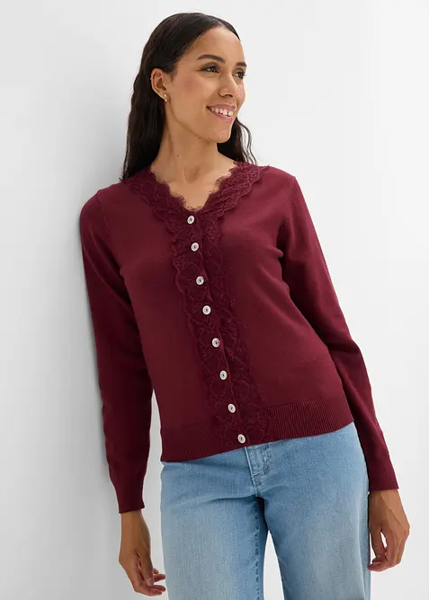 Cardigan i myk viskosemiks, bonprix
