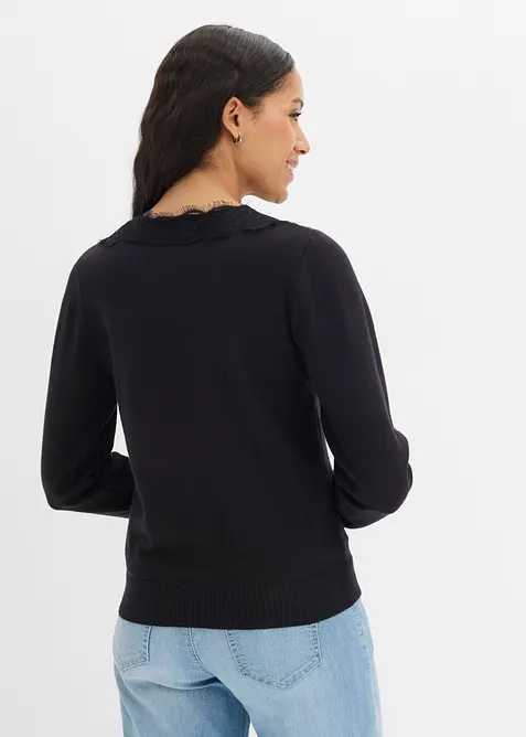 Cardigan i myk viskosemiks, bonprix