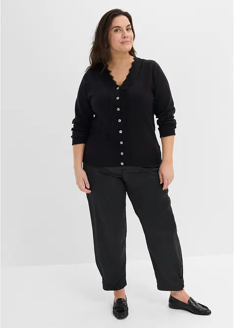 Cardigan i myk viskosemiks, bonprix