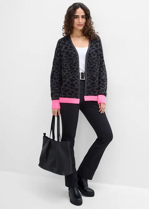 Grovstrikket cardigan, bonprix