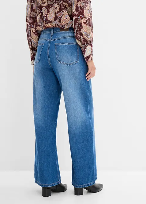 Wide leg jeans high waist, bonprix