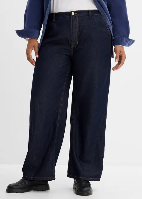 Wide leg jeans high waist, bonprix