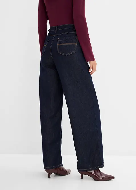 Wide leg jeans high waist, bonprix