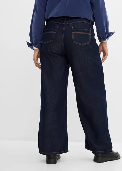Wide leg jeans high waist, bonprix