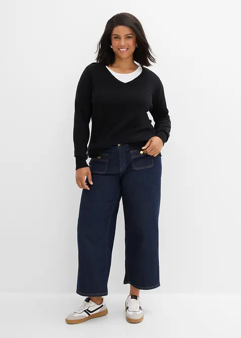 Wide Leg-jeans, bonprix