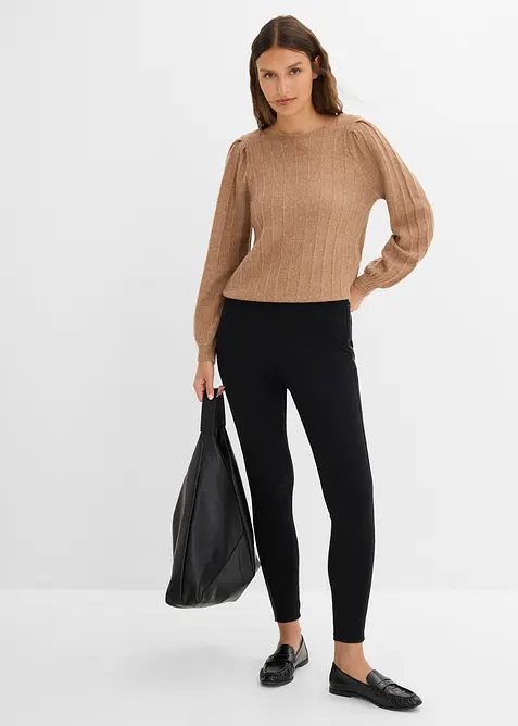 Leggings i formfast Punto di Roma-jersey, bonprix