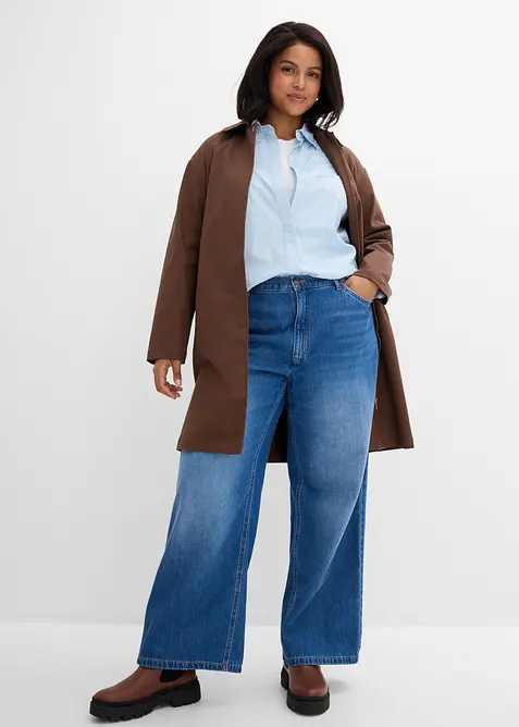 Wide leg jeans high waist, bonprix
