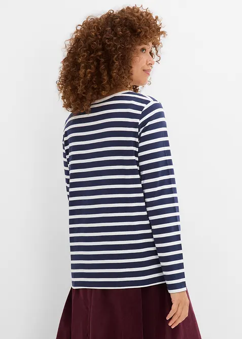 Langermet topp (6-pack), bonprix