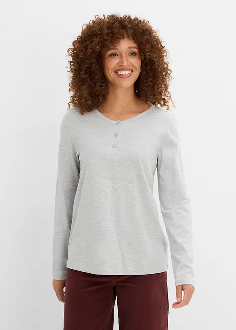 Langermet topp (3-pack), bonprix