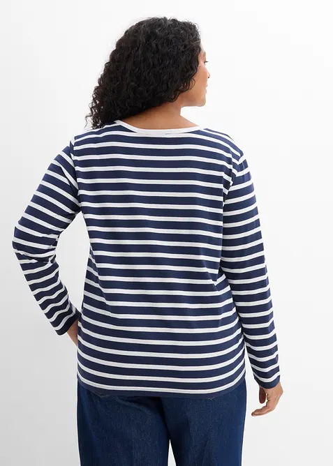 Langermet topp (3-pack), bonprix