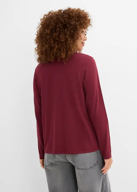Langermet topp (5-pack), bonprix