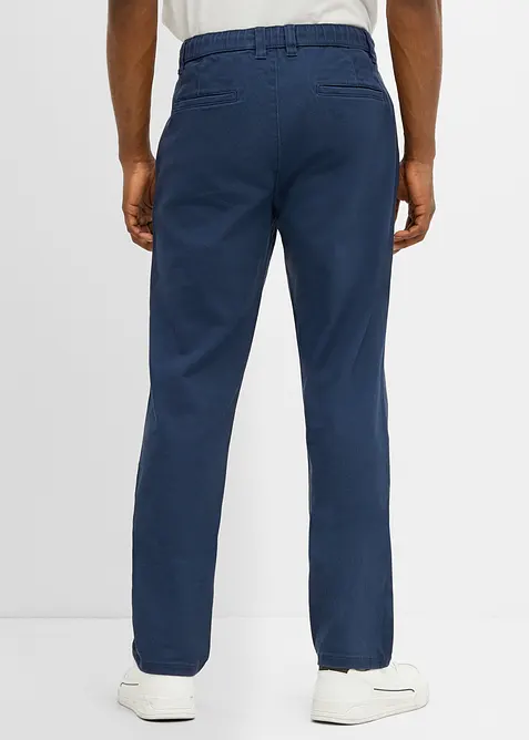 Classic fit chinos med stretch og vide ben, straight, bonprix