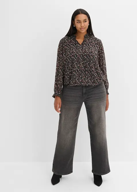 Bluse i lett chiffon, bonprix
