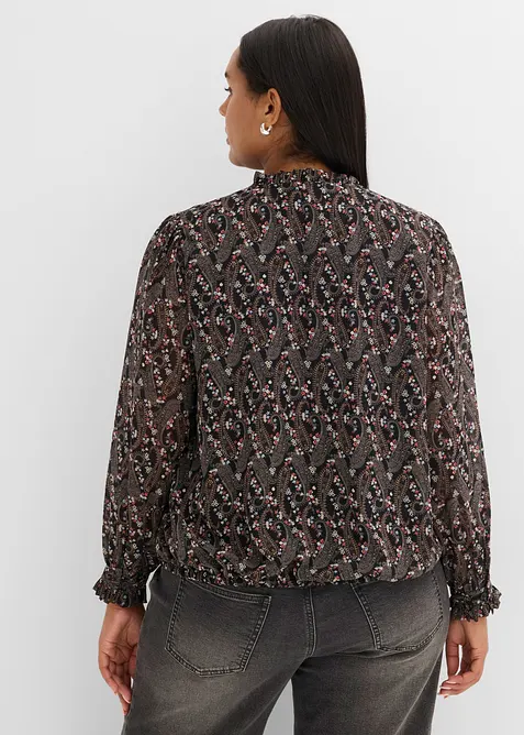 Bluse i lett chiffon, bonprix