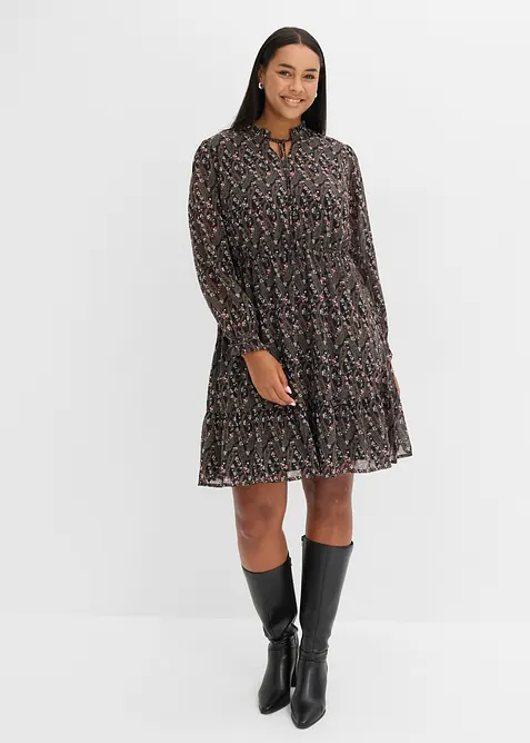 Chiffonkjole, bonprix