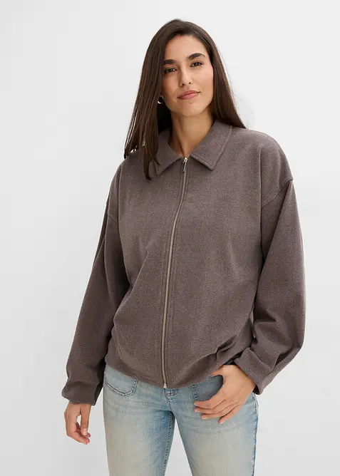 Jerseyjakke i ullstil, bonprix