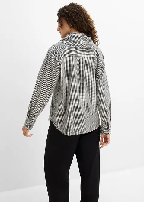 Bluse med avtagbart skjerf, bonprix