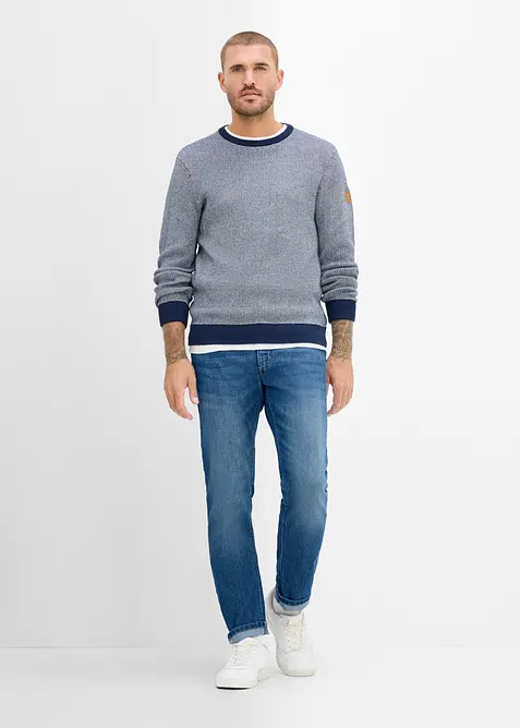 Regular fit jeans i lett denim, straight, bonprix