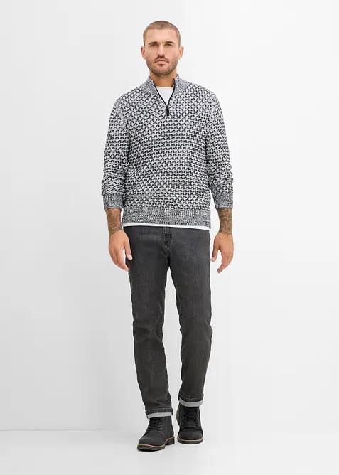 Classic fit jeans i lett denim, straight, bonprix