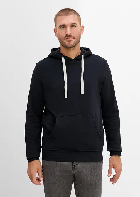 Hettegenser i 100% bomull, bonprix