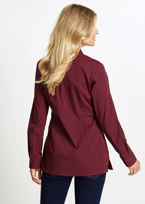 Lang stretchbluse, bonprix