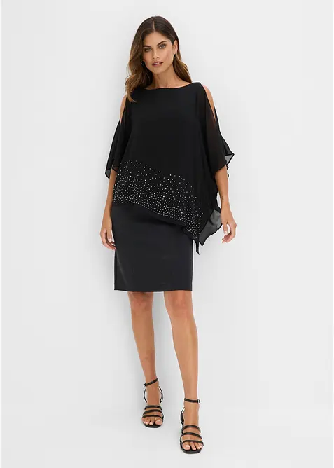 Etuikjole med glitterstener, bonprix