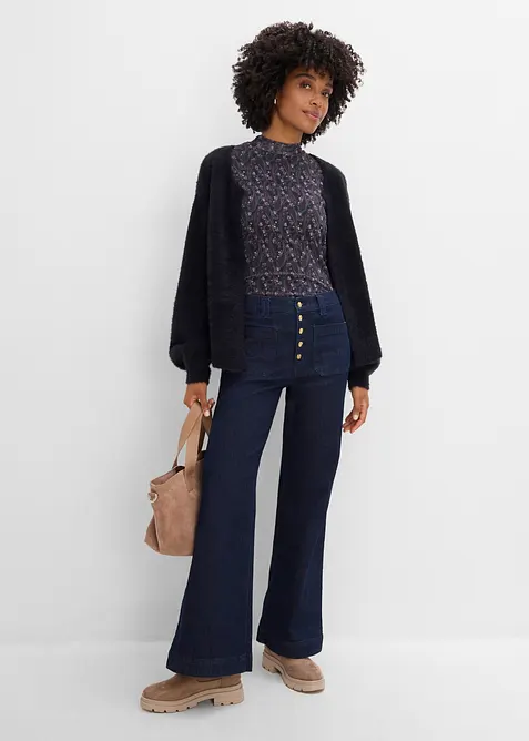 Flared-jeans High Waist, bonprix
