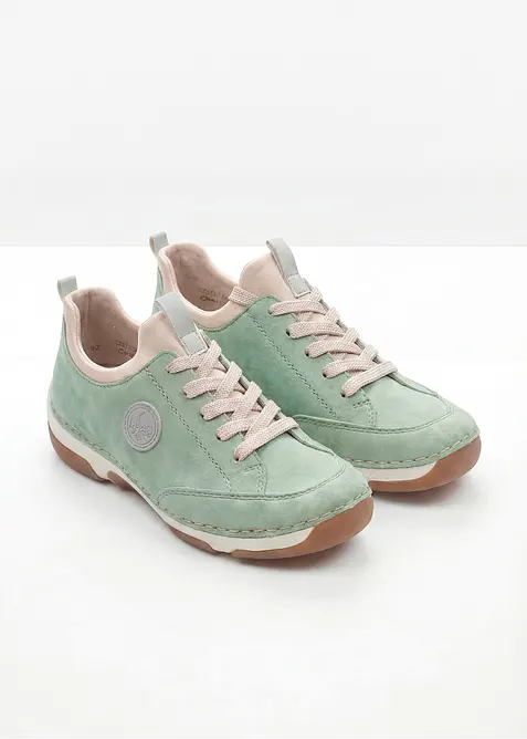 Komfortable sneakers med polstret inners&aring;le fra Rieker, Rieker