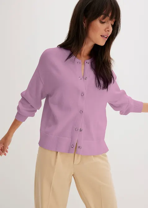 Cardigan i 100% bomull, bonprix