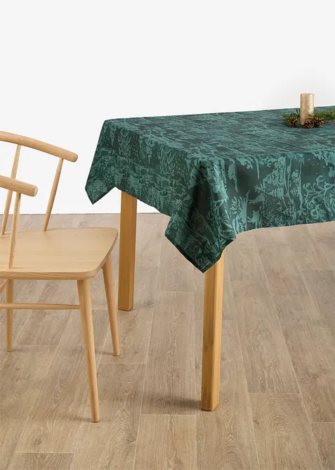Bordduk med grantremotiv, vannavvisende, bonprix